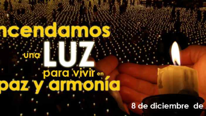 El próximo 7 de diciembre en la noche de las velitas, encendamos una luz por la paz de Colombia