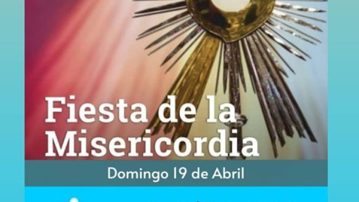 Celebrando la Fiesta de la Divina Misericordia.