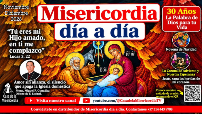 Misericordia dia a dia edicion Noviembre Diciembre del 2026 