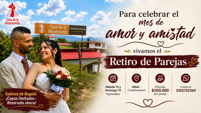Retiro de Parejas en el mes del Amor y la Amistad 