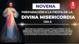 Novena de preparación  a la Fiesta de la Misericordia - Quinto día. (Martes de Pascua. Diario, 1218-1219)