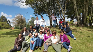 Compartir fraterno de Amor y Amistad, con los funcionarios de las sedes de Chía, Bosa, Cristo Te Sana y sede Principal en Bogotá