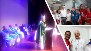 Compartimos la esperanza de la Misericordia de Dios y de  una Iglesia sin fronteras, Monseñor  Mario Moronta obispo de San Cristóbal Venezuela.