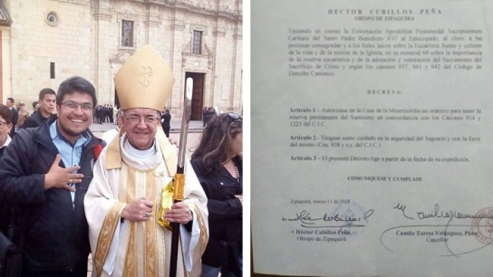 Bendecidos por la presencia permanente del Santísimo Sacramento en nuestra sede en Chía