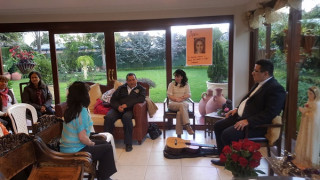 El Delegado Arzobispal de los Movimientos Apostólicos de Barranquilla, visitó la  sede de la Casa de la Misericordia en Bogotá.